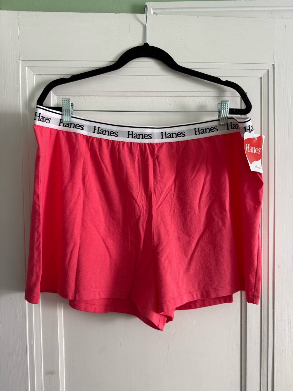 Hanes Women's Pink Lounge Shorts